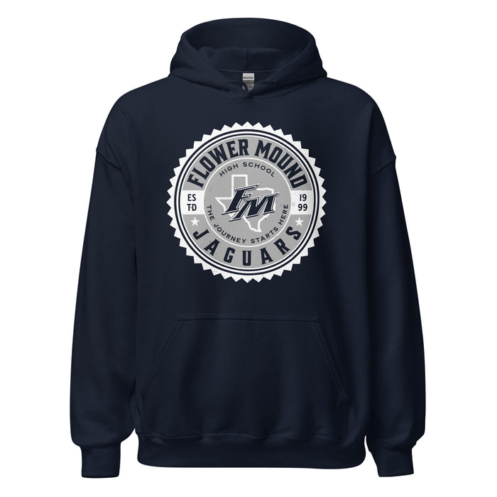 Flower Mound High School Jaguars Navy Blue Classic Unisex Hoodie 203