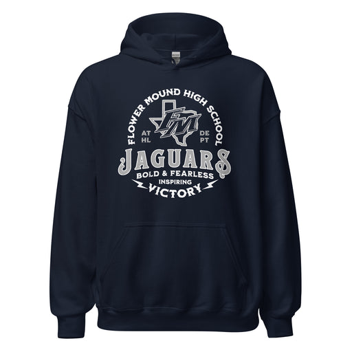 Flower Mound High School Jaguars Navy Blue Classic Unisex Hoodie 206