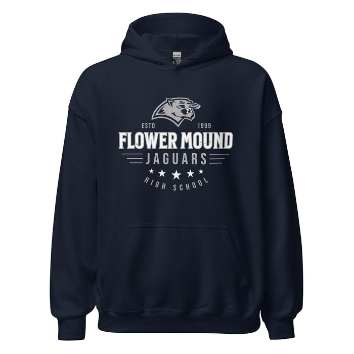 Flower Mound High School Jaguars Navy Blue Classic Unisex Hoodie 217