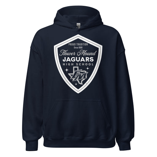 Flower Mound High School Jaguars Navy Blue Classic Unisex Hoodie 225