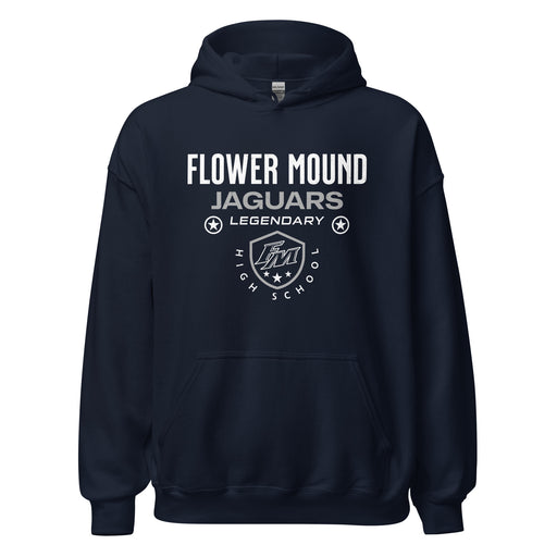 Flower Mound High School Jaguars Navy Blue Classic Unisex Hoodie 003