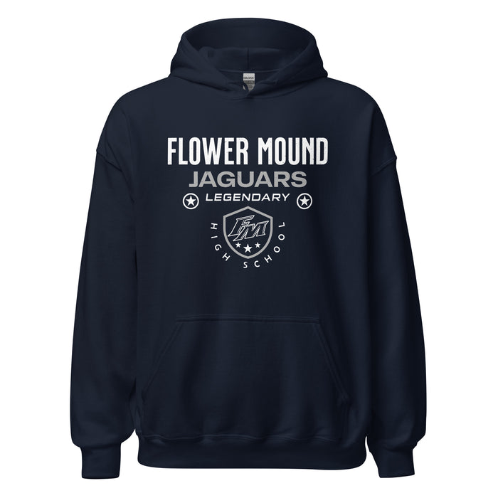 Flower Mound High School Jaguars Navy Blue Classic Unisex Hoodie 003