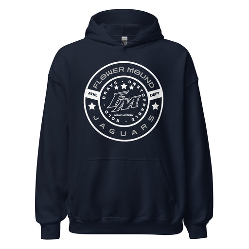 Flower Mound High School Jaguars Navy Blue Classic Unisex Hoodie 239