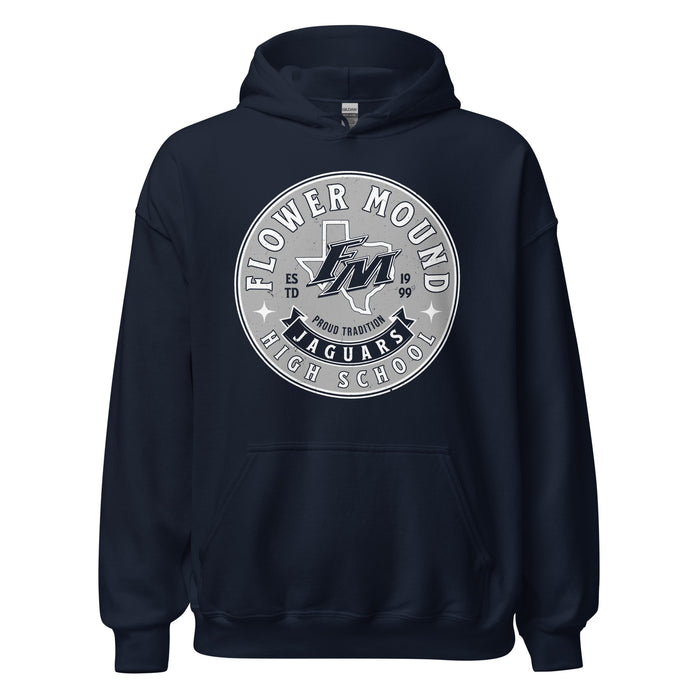 Flower Mound High School Jaguars Navy Blue Classic Unisex Hoodie 214