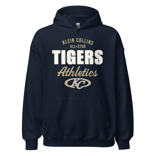 Klein Collins High School Tigers Navy Classic Unisex Hoodie 034
