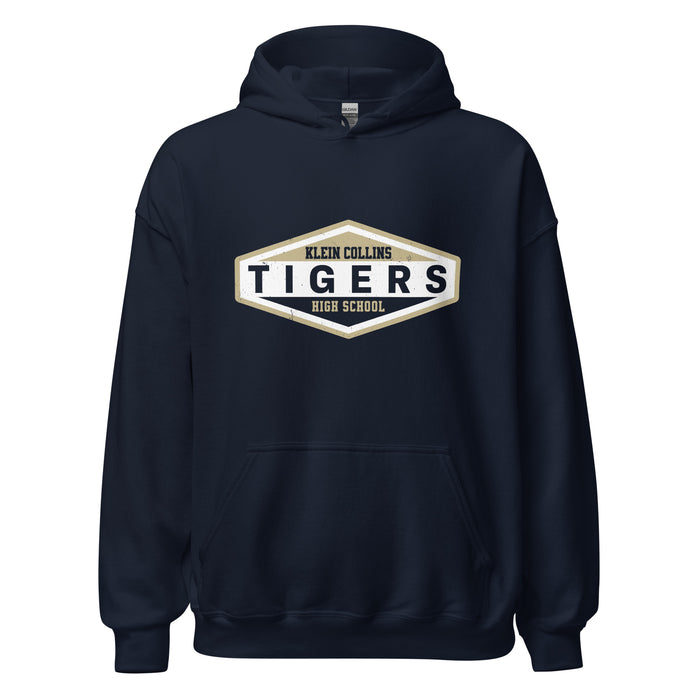 Klein Collins High School Tigers Navy Classic Unisex Hoodie 009