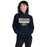 Woman wearing Klein Collins High School Tigers Navy Classic Unisex Hoodie 049
