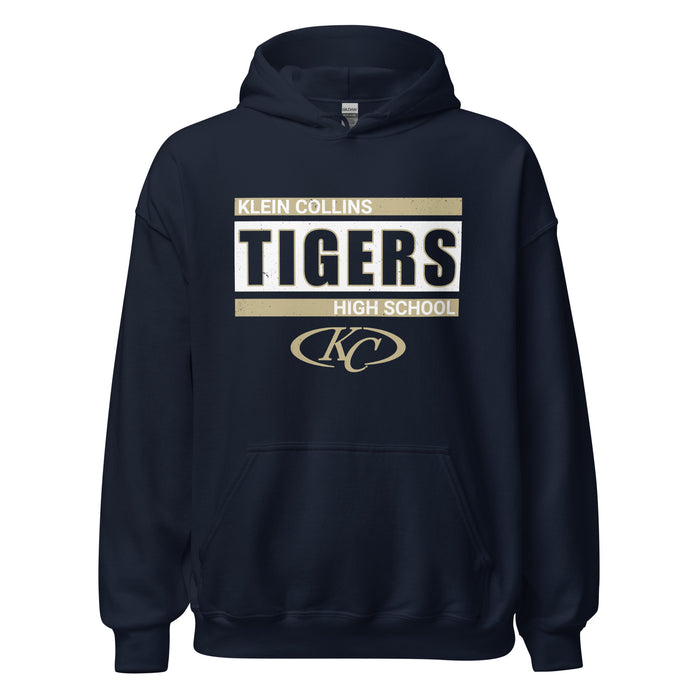 Klein Collins High School Tigers Navy Classic Unisex Hoodie 098