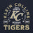 Close-up view of Klein Collins High School Tigers Navy Classic Unisex Hoodie 208