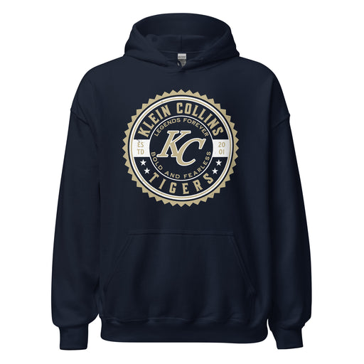 Klein Collins High School Tigers Navy Classic Unisex Hoodie 203