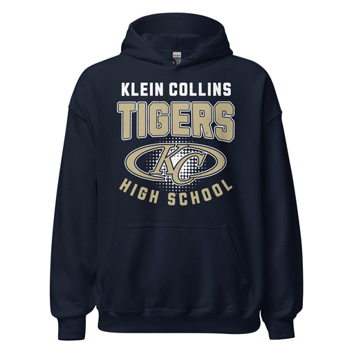 Klein Collins High School Tigers Navy Classic Unisex Hoodie 204