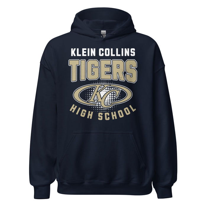 Klein Collins High School Tigers Navy Classic Unisex Hoodie 204