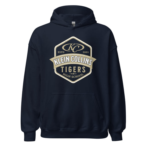 Klein Collins High School Tigers Navy Classic Unisex Hoodie 209