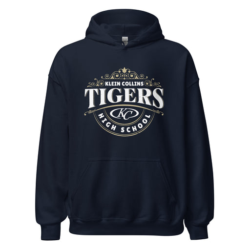 Klein Collins High School Tigers Navy Classic Unisex Hoodie 211