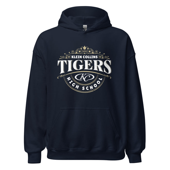 Klein Collins High School Tigers Navy Classic Unisex Hoodie 211