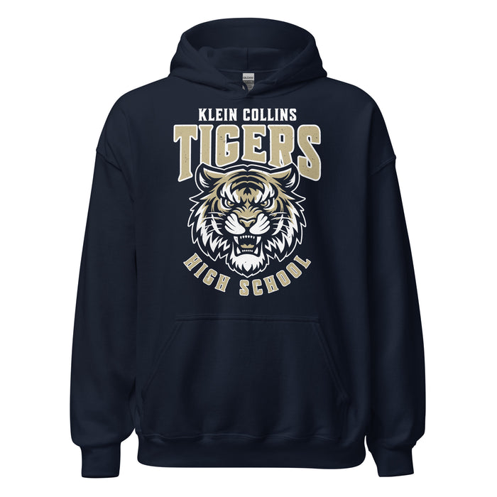 Klein Collins High School Tigers Navy Classic Unisex Hoodie 213