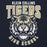 Close-up view of Klein Collins High School Tigers Navy Classic Unisex Hoodie 213