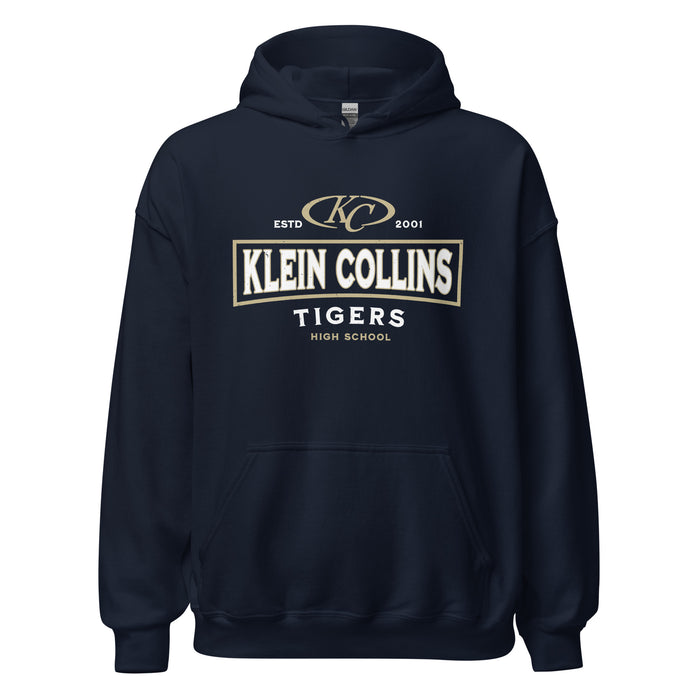 Klein Collins High School Tigers Navy Classic Unisex Hoodie 202