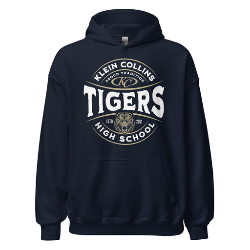 Klein Collins High School Tigers Navy Classic Unisex Hoodie 218