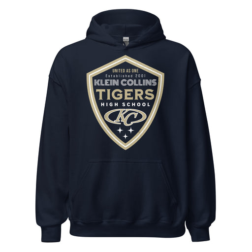 Klein Collins High School Tigers Navy Classic Unisex Hoodie 225