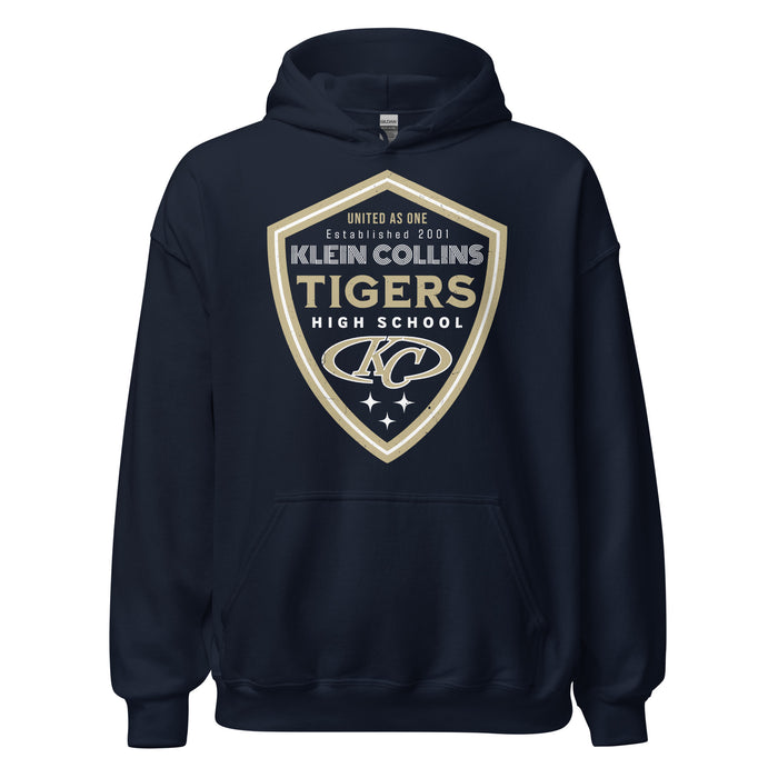 Klein Collins High School Tigers Navy Classic Unisex Hoodie 225