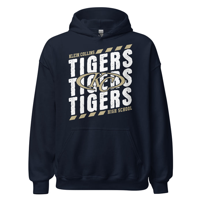 Klein Collins High School Tigers Navy Classic Unisex Hoodie 223