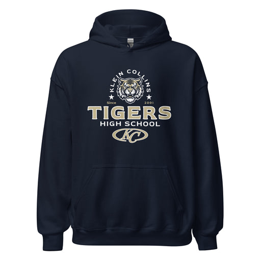 Klein Collins High School Tigers Navy Classic Unisex Hoodie 222