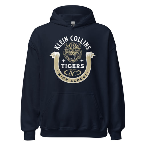Klein Collins High School Tigers Navy Classic Unisex Hoodie 229