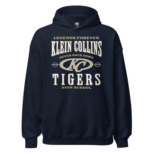 Klein Collins High School Tigers Navy Classic Unisex Hoodie 230