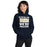Woman wearing Klein Collins High School Tigers Navy Classic Unisex Hoodie 231