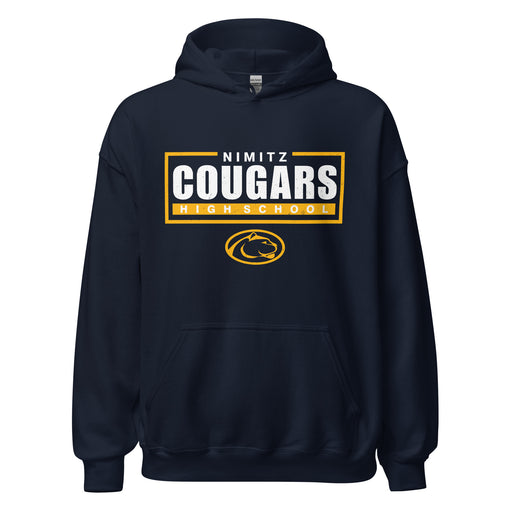 Nimitz High School Cougars Navy Blue Classic Unisex Hoodie 049