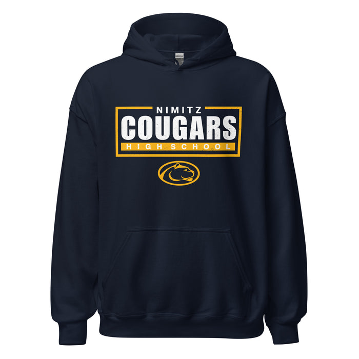 Nimitz High School Cougars Navy Blue Classic Unisex Hoodie 049