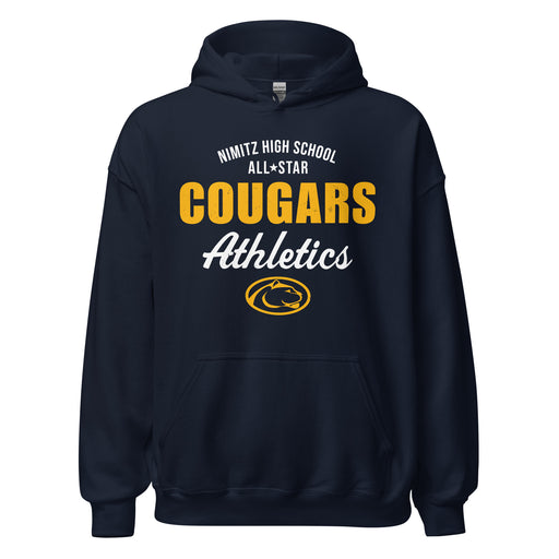 Nimitz High School Cougars Navy Blue Classic Unisex Hoodie 034