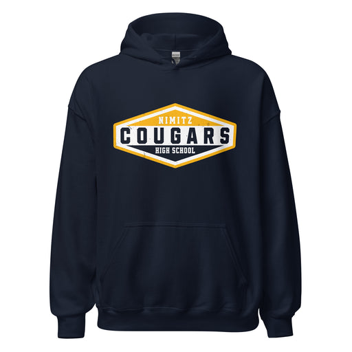 Nimitz High School Cougars Navy Blue Classic Unisex Hoodie 009
