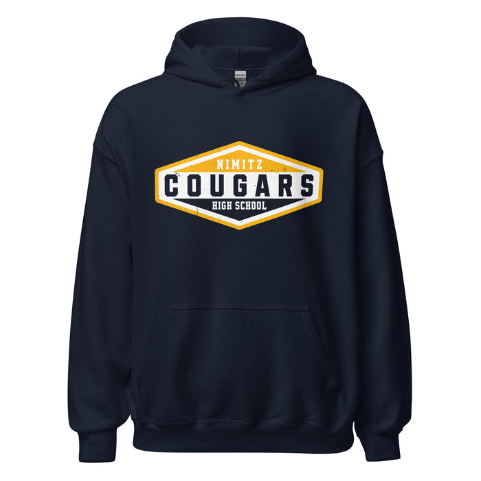 Nimitz High School Cougars Navy Blue Classic Unisex Hoodie 009