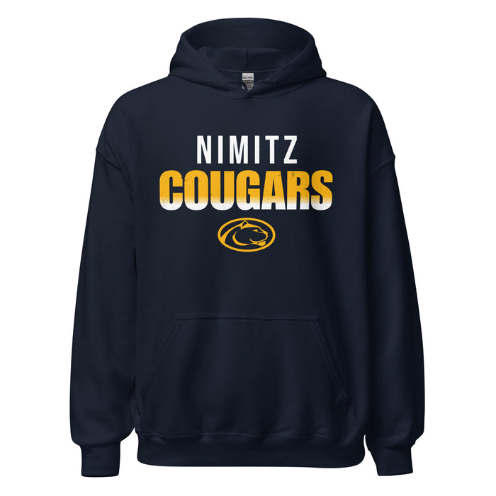 Nimitz High School Cougars Navy Blue Classic Unisex Hoodie 024