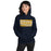 Woman wearing Nimitz High School Cougars Navy Blue Classic Unisex Hoodie 098