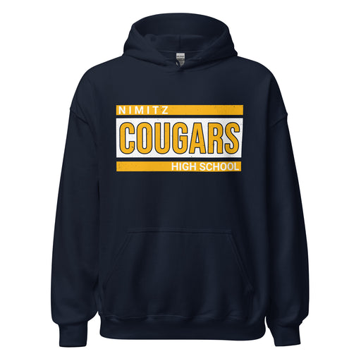 Nimitz High School Cougars Navy Blue Classic Unisex Hoodie 098