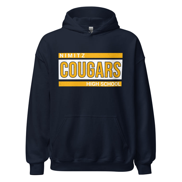 Nimitz High School Cougars Navy Blue Classic Unisex Hoodie 098