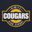 Close-up view of Nimitz High School Cougars Navy Blue Classic Unisex Hoodie 011