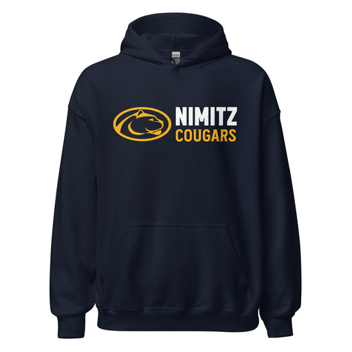 Nimitz High School Cougars Navy Blue Classic Unisex Hoodie 200