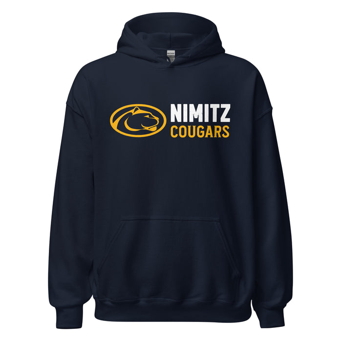 Nimitz High School Cougars Navy Blue Classic Unisex Hoodie 200