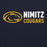 Close-up view of Nimitz High School Cougars Navy Blue Classic Unisex Hoodie 200
