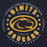 Close-up view of Nimitz High School Cougars Navy Blue Classic Unisex Hoodie 214