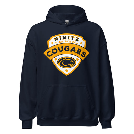 Nimitz High School Cougars Navy Blue Classic Unisex Hoodie 221