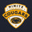 Close-up view of Nimitz High School Cougars Navy Blue Classic Unisex Hoodie 221