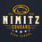 Close-up view of Nimitz High School Cougars Navy Blue Classic Unisex Hoodie 217