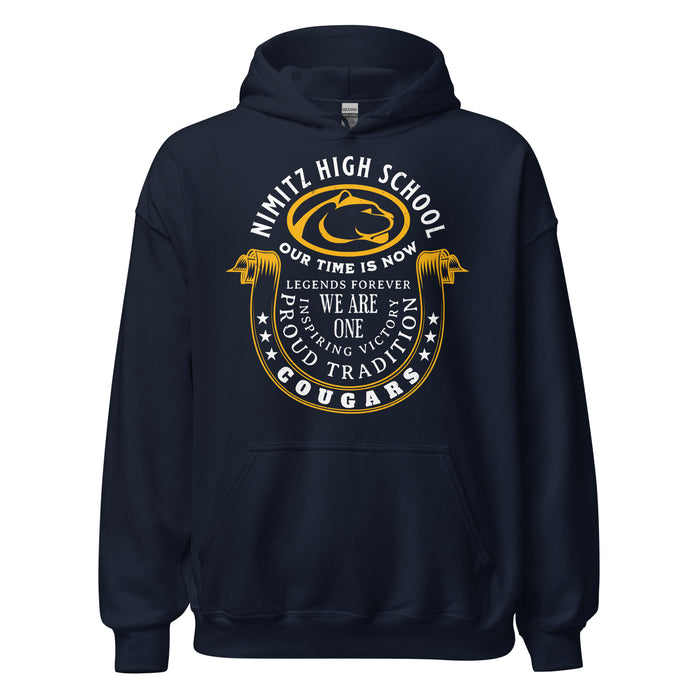 Nimitz High School Cougars Navy Blue Classic Unisex Hoodie 229