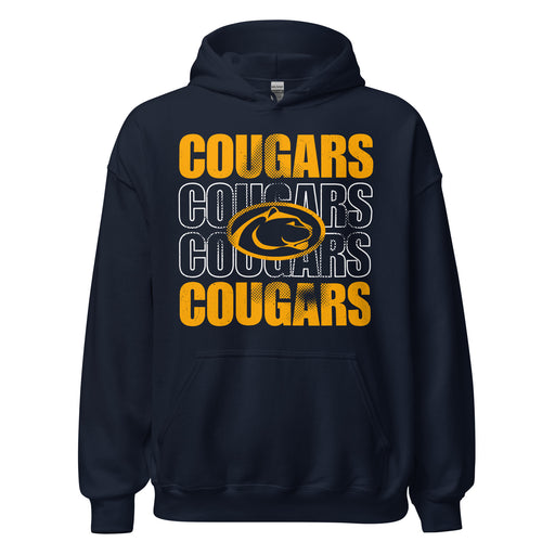 Nimitz High School Cougars Navy Blue Classic Unisex Hoodie 233