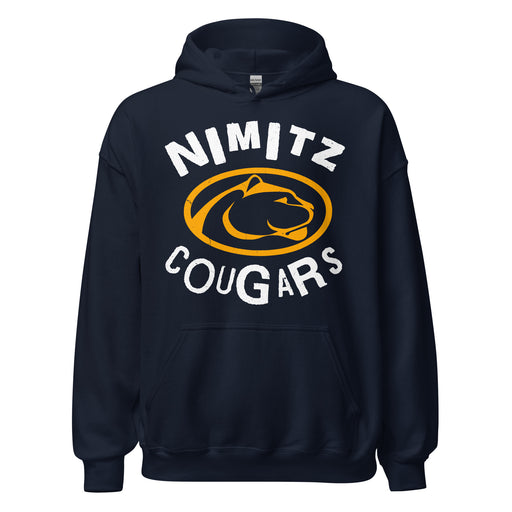 Nimitz High School Cougars Navy Blue Classic Unisex Hoodie 228
